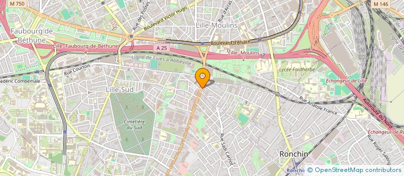 localisation de l'entreprise PEINTURE ALLURE à LILLE