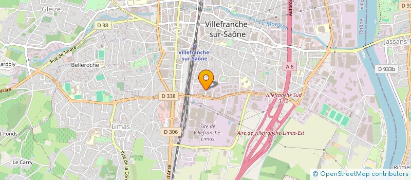 localisation de l'entreprise PEINTURE APPLICATION INDUSTRIELLE  VILLEFRANCHE-SUR-SAONE