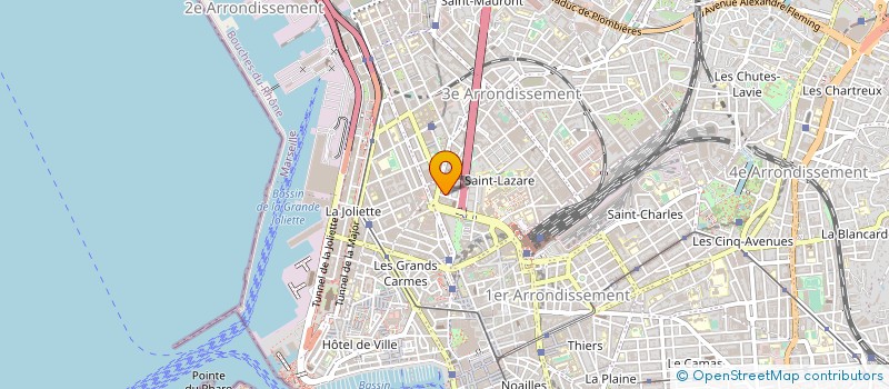localisation de l'entreprise PEINTURE ASSISTANCE à MARSEILLE