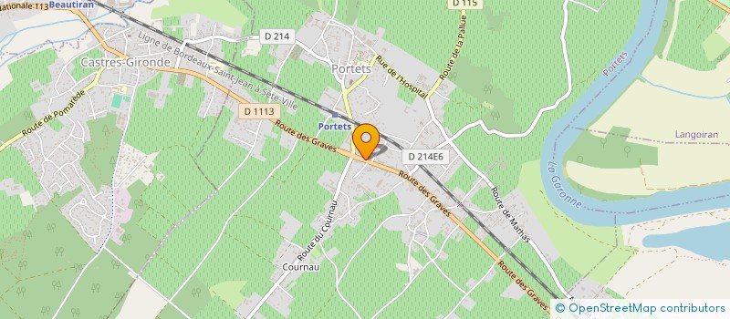 localisation de l'entreprise PEINTURE BASTIEN.M  PORTETS