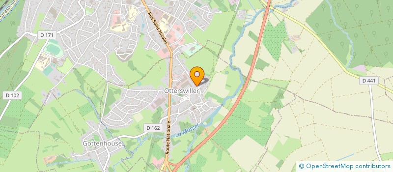 localisation de l'entreprise PEINTURE D'ART PHILIPPE  OTTERSWILLER