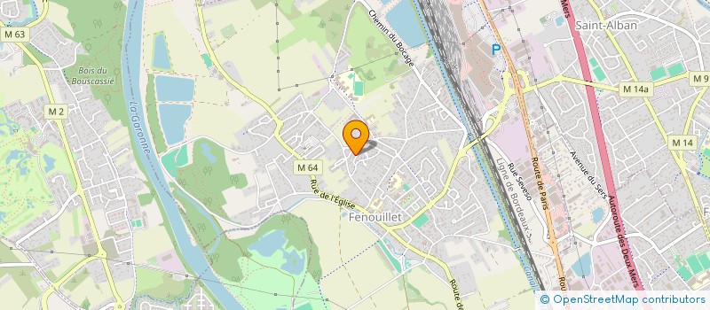 localisation de l'entreprise PEINTURE D ELLE  FENOUILLET