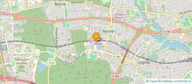 localisation de l'entreprise PEINTURE D'OR 77  NOISIEL