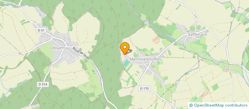 localisation de l'entreprise PEINTURE DANI  MEMMELSHOFFEN