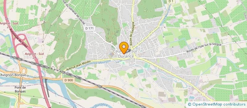 localisation de l'entreprise PEINTURE DECO 84 à CAUMONT-SUR-DURANCE