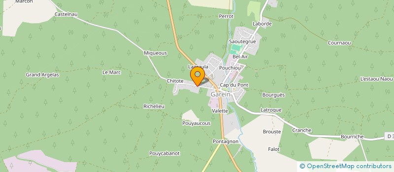 localisation de l'entreprise PEINTURE DECO AGEN  GAREIN