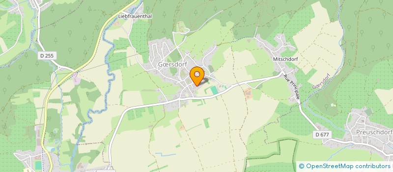 localisation de l'entreprise PEINTURE DECORATION CUNTZ MICKAEL  GRSDORF