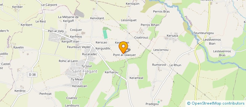 localisation de l'entreprise PEINTURE DES LEGENDES  SAINT-FREGANT