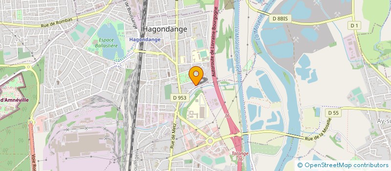 localisation de l'entreprise PEINTURE DIDIER ET FILS à HAGONDANGE