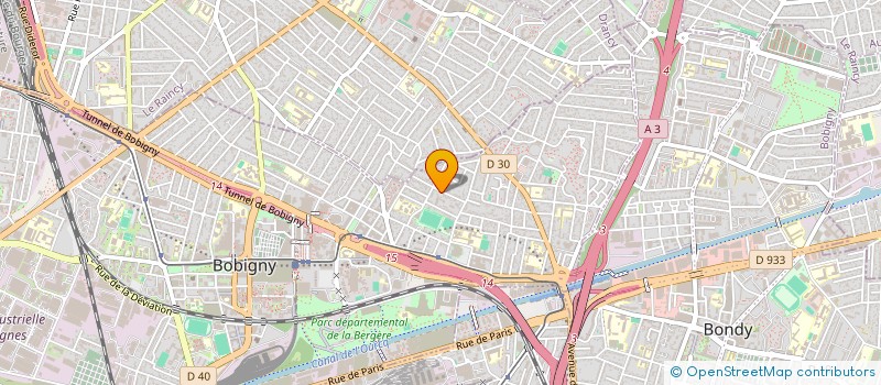 localisation de l'entreprise PEINTURE DU NORD à BOBIGNY