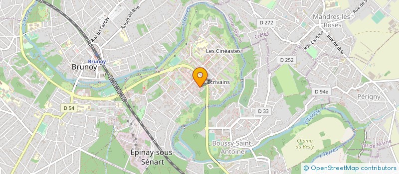 localisation de l'entreprise PEINTURE ET CARRELAGES REUNIS  EPINAY-SOUS-SENART