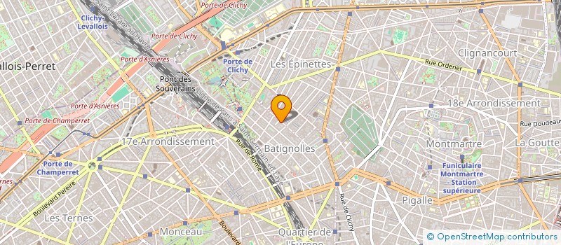 localisation de l'entreprise PEINTURE ET CIE LUCE  PARIS