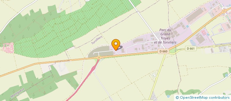 localisation de l'entreprise PEINTURE ET DECORATION DE CHAMPAGNE  TORVILLIERS