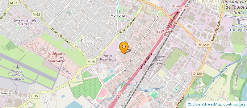 localisation de l'entreprise PEINTURE ET FINANCE à TOULOUSE