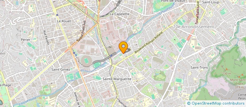 localisation de l'entreprise PEINTURE ET NATURE à MARSEILLE