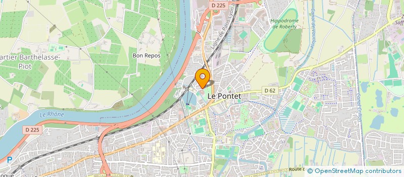 localisation de l'entreprise PEINTURE ET PASSION  LE PONTET