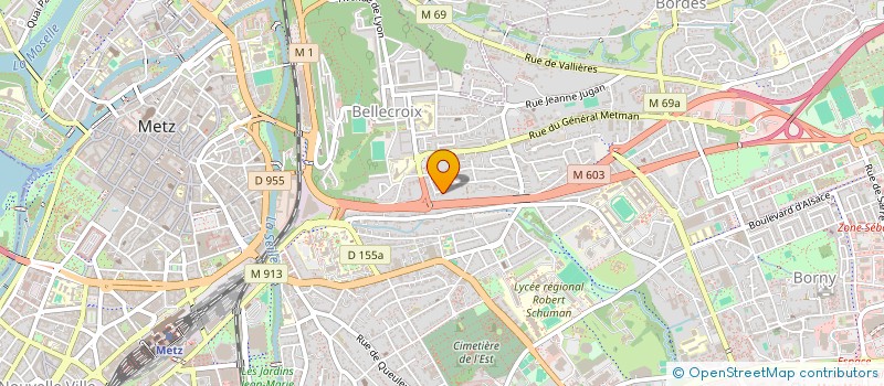 localisation de l'entreprise PEINTURE-FILM-ADHESIF CONSULTING  METZ