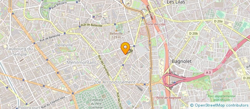 localisation de l'entreprise PEINTURE GENERALE  PARIS