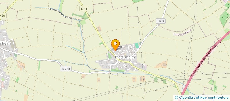 localisation de l'entreprise PEINTURE GENERALE ARNAUD RAUCH  TRUCHTERSHEIM