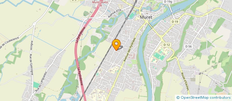 localisation de l'entreprise PEINTURE GONZALEZ  MURET