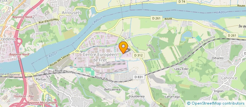 localisation de l'entreprise PEINTURE GUZMAN  MOUGUERRE