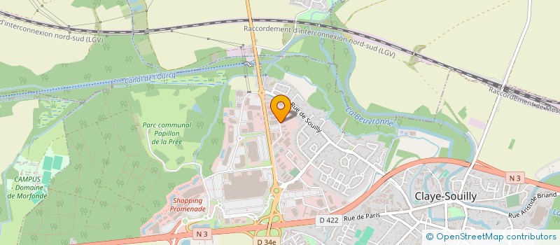 localisation de l'entreprise PEINTURE HARMONIE DECORATION  CLAYE-SOUILLY