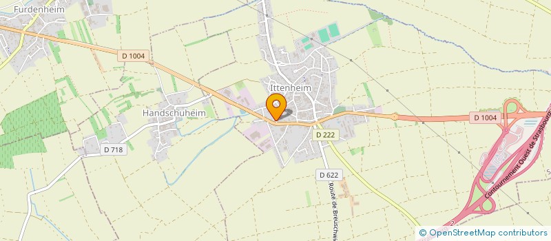 localisation de l'entreprise PEINTURE HAUPT S A R L  ITTENHEIM