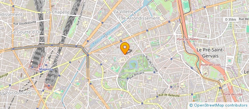 localisation de l'entreprise PEINTURE I.D.F  PARIS