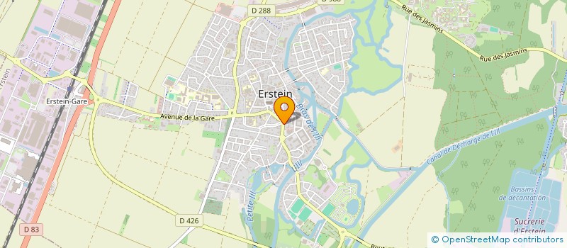 localisation de l'entreprise PEINTURE ISOLATION REVET SOLS GASSER  GERSTHEIM