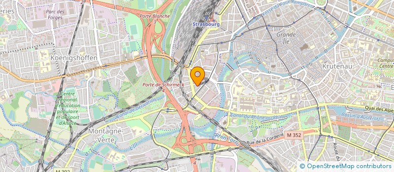 localisation de l'entreprise PEINTURE KORDE à STRASBOURG