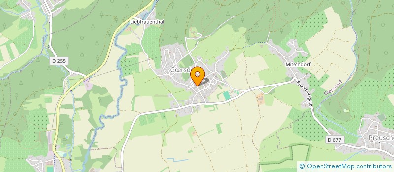 localisation de l'entreprise PEINTURE LANG  GRSDORF