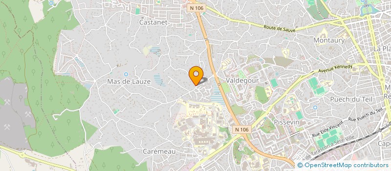 localisation de l'entreprise PEINTURE LAROUZIERE ET FILS  NIMES