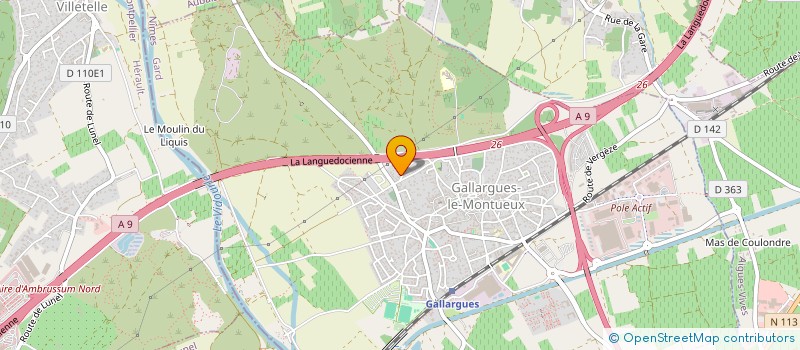 localisation de l'entreprise PEINTURE LC RENOVATION  GALLARGUES-LE-MONTUEUX