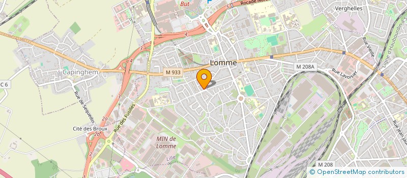 localisation de l'entreprise PEINTURE LYS à LILLE
