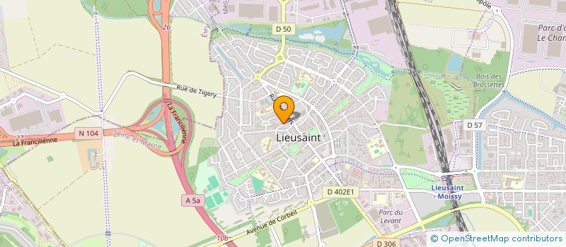 localisation de l'entreprise PEINTURE MACONNERIE ATRARI  LIEUSAINT