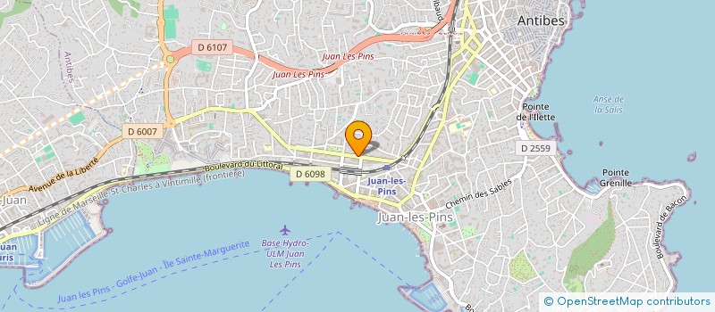 localisation de l'entreprise PEINTURE MACONNERIE SERVICES  ANTIBES