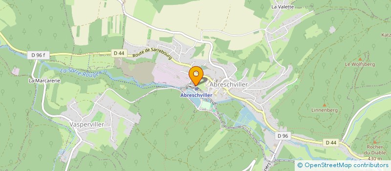 localisation de l'entreprise PEINTURE MAIRE  ABRESCHVILLER