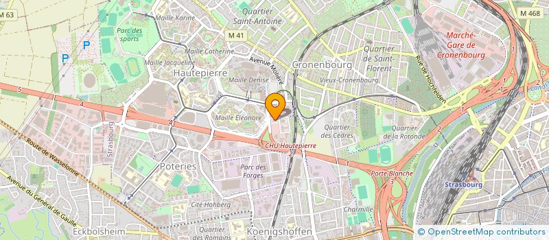 localisation de l'entreprise PEINTURE NES à STRASBOURG