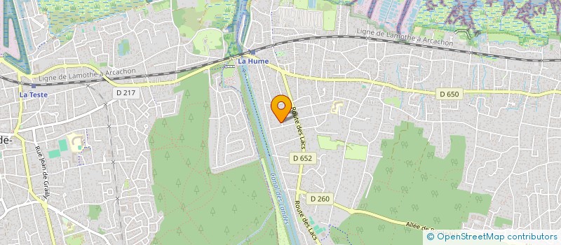 localisation de l'entreprise PEINTURE PLATRERIE AUMONT à GUJAN-MESTRAS
