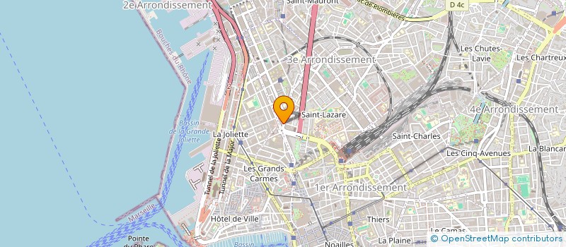 localisation de l'entreprise PEINTURE PRO à MARSEILLE