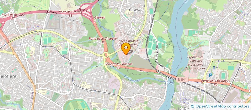 localisation de l'entreprise PEINTURE PRO SERVICES à CHAPELLE-SUR-ERDRE (LA)