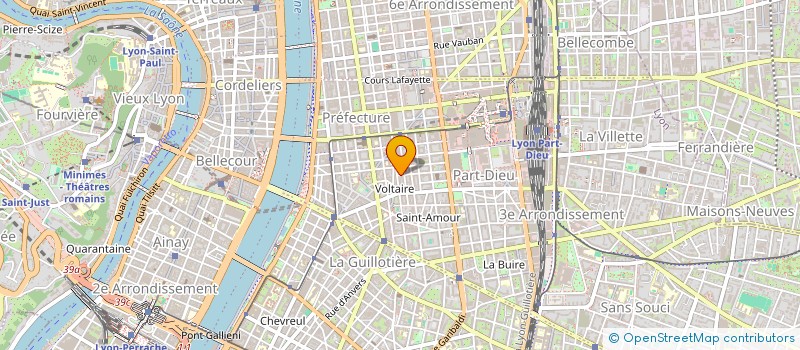 localisation de l'entreprise PEINTURE RAVALEMENT  LYON