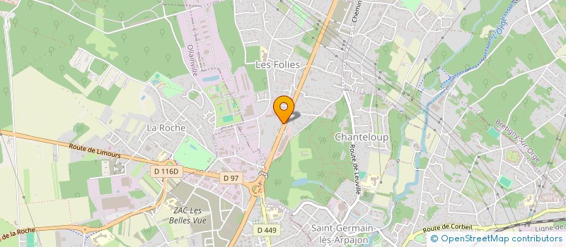 localisation de l'entreprise PEINTURE RAYONNANTE à SAINT-MAUR-DES-FOSSES