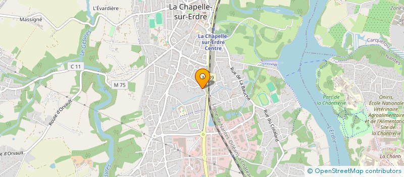localisation de l'entreprise PEINTURE REDUREAU à LA CHAPELLE-SUR-ERDRE