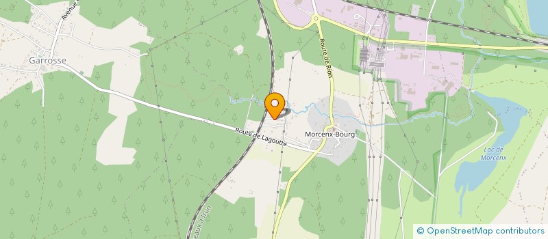 localisation de l'entreprise PEINTURE RENOV'AVENIR  MORCENX-LA-NOUVELLE