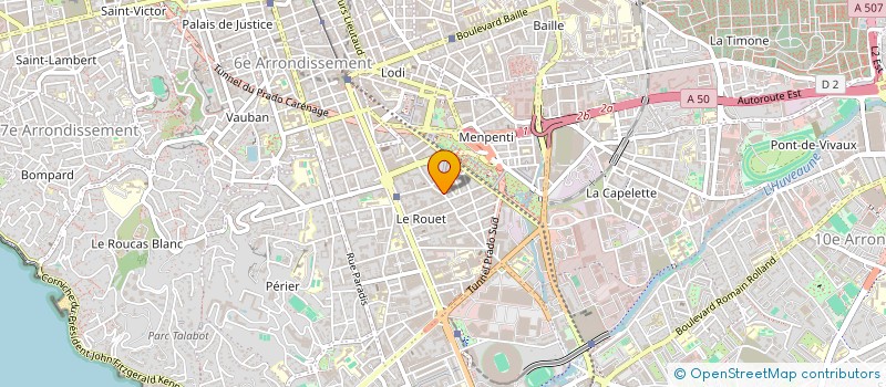 localisation de l'entreprise PEINTURE SAINT CHARLES à MARSEILLE