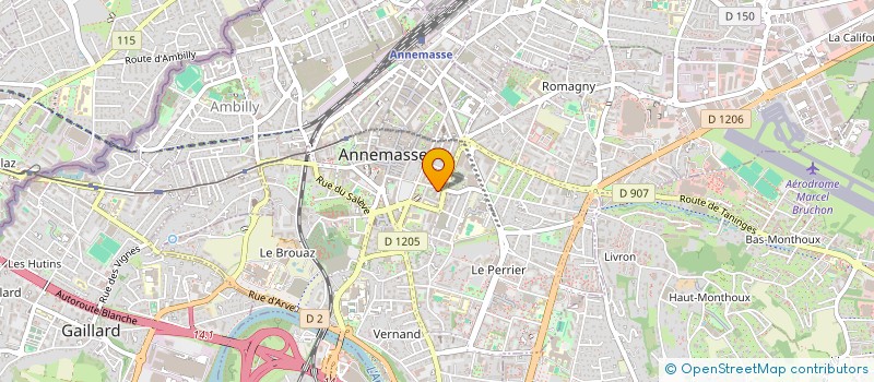 localisation de l'entreprise PEINTURE ST74  ANNEMASSE