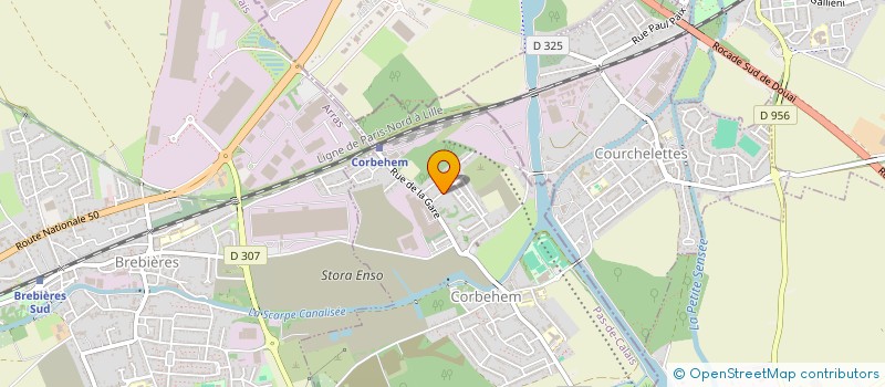 localisation de l'entreprise PEINTURE SUR SOIE à CORBEHEM