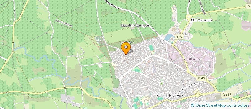 localisation de l'entreprise PEINTURE SUR SOIE STEPHANOISE à SAINT-ESTEVE