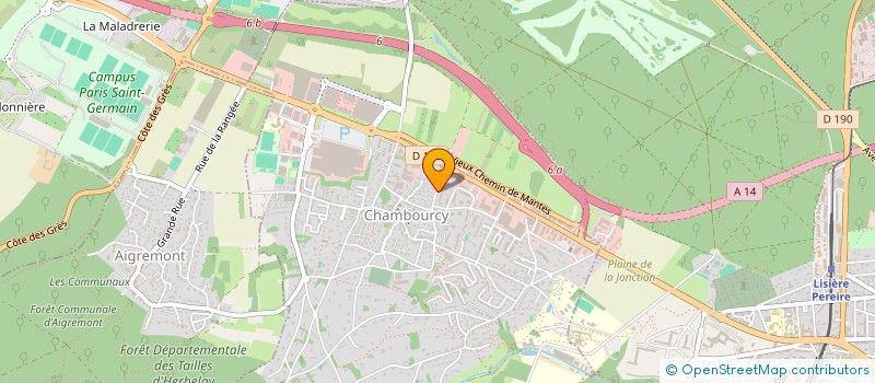 localisation de l'entreprise PEINTURE78 à CHAMBOURCY